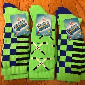 Zany performance socks 3/$15